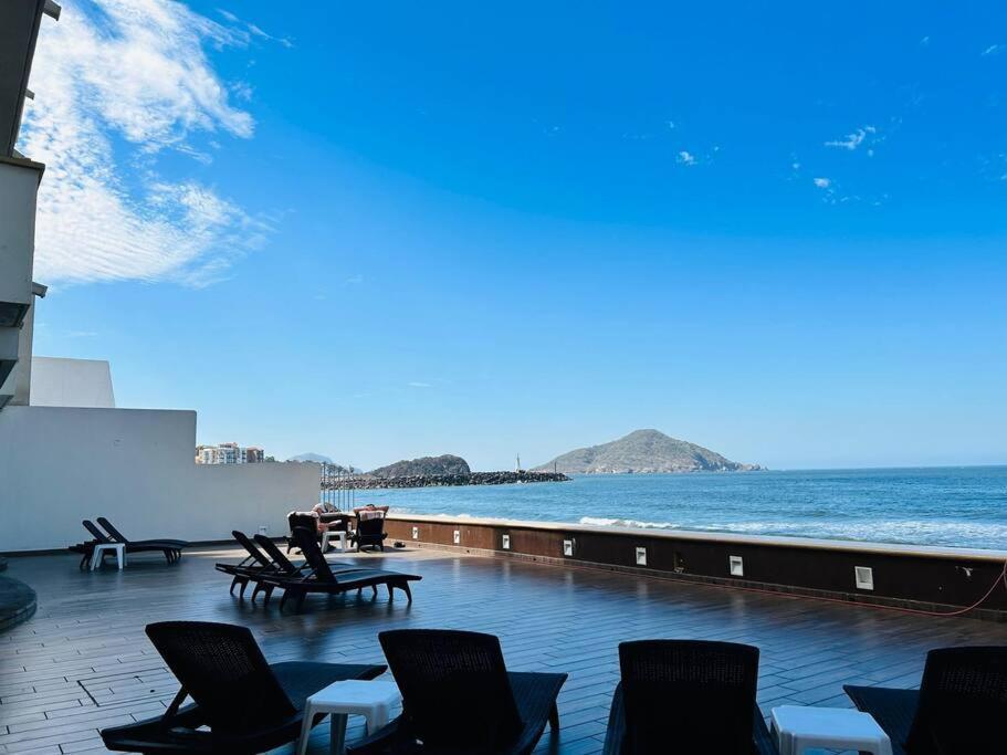 Depa Frente A La Playa By G P S Rentas Apartment Mazatlán Exterior foto